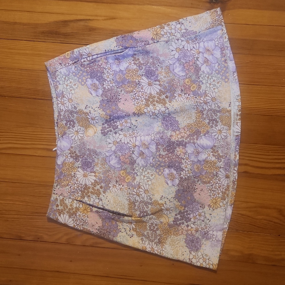 Floral Mini Skirt